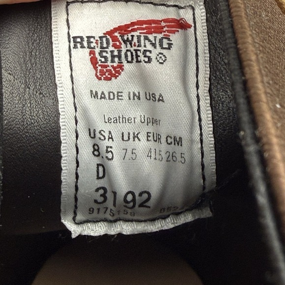 Red Wing NEW Heritage Chelsea 3192 Hawthorne Muleskinner Tan Leather 8.5D main image 7